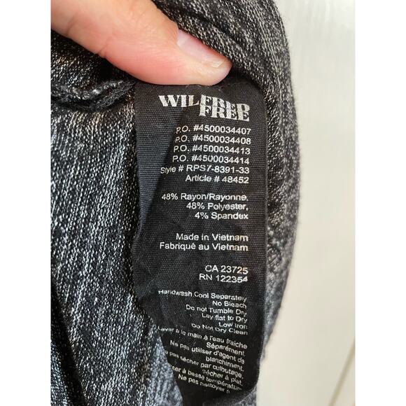 Aritzia Wilfred Free Bruni sweater dress sleeveless midi gray solid Large - Picture 4 of 4